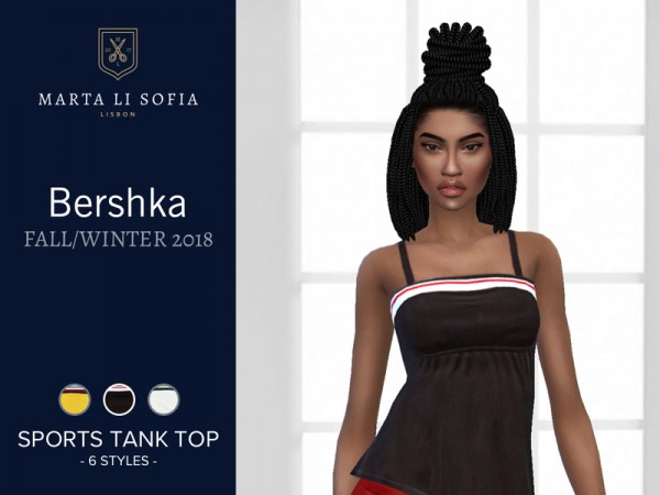  The Sims Resource: Sports Loose tank top by martalisofia