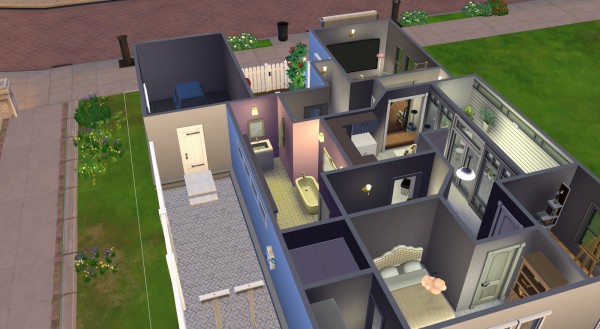  Mod The Sims: Nosedive house  by kinglauti