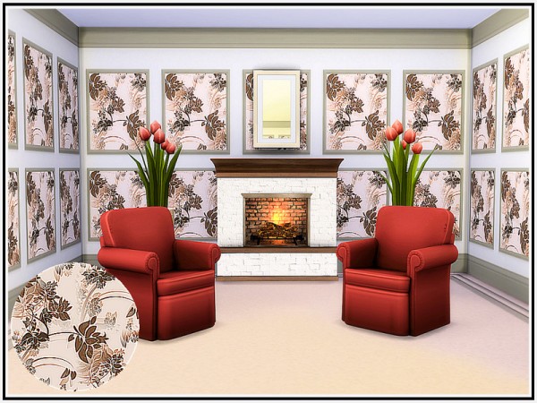  The Sims Resource: Shades of Brown Walls by marcorse