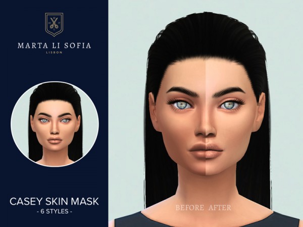  The Sims Resource: Casey Skin Mask by martalisofia