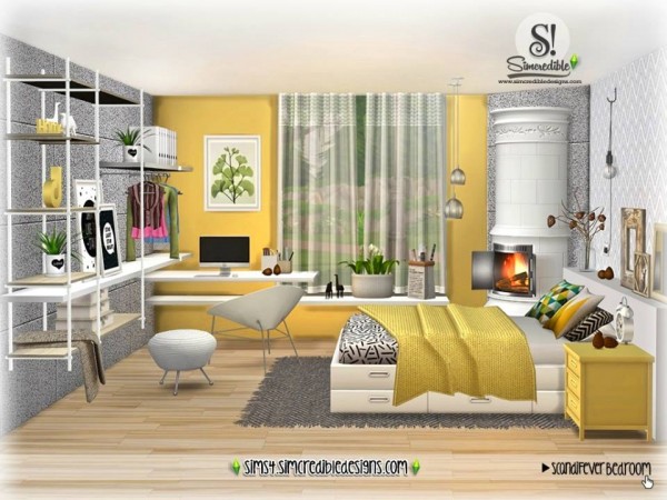  SIMcredible Designs: ScandiFever Bedroom