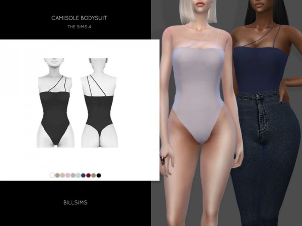  The Sims Resource: Camisole Bodysuit by Bill Sims