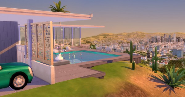  Mod The Sims: The Stahl House No CC by Velouriah