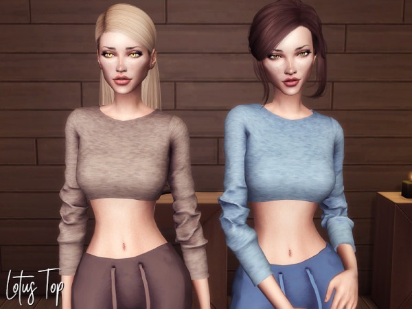  The Sims Resource: Lotus Top by Genius666