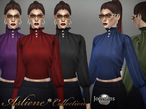  The Sims Resource: Asliene blouse 1 by jomsims