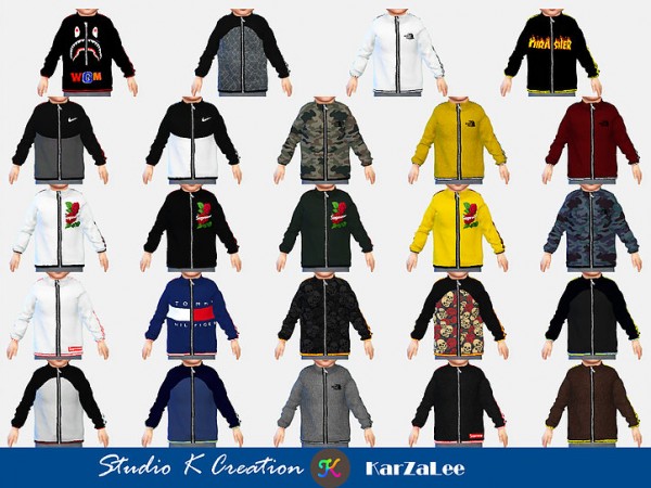  Studio K Creation: Full zip sweatshirt   toddlers