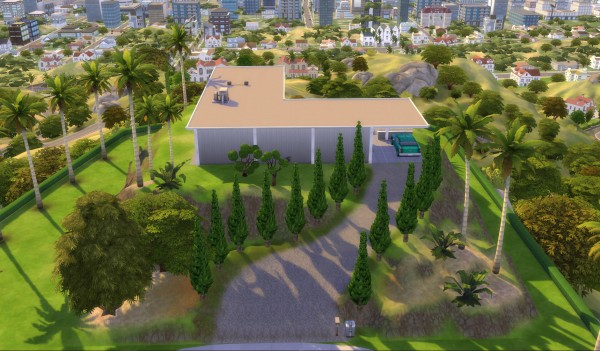  Mod The Sims: The Stahl House No CC by Velouriah