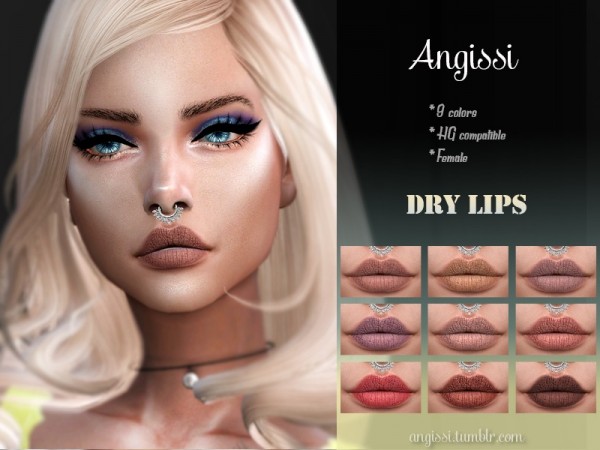 The Sims Resource: Dry lips by ANGISSI