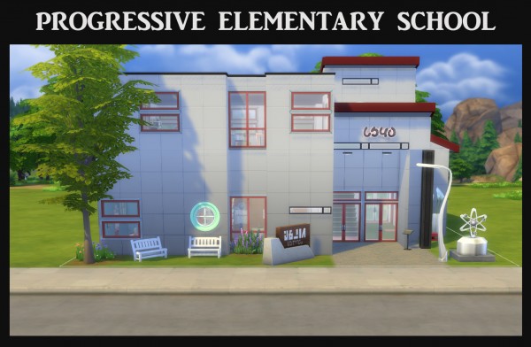  Mod The Sims: Progressive Elementary School   Fully Functional! by Simmiller