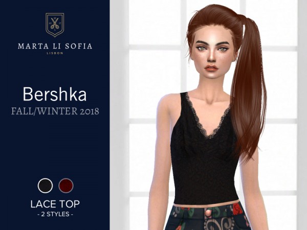  The Sims Resource: Lace Top by martalisofia