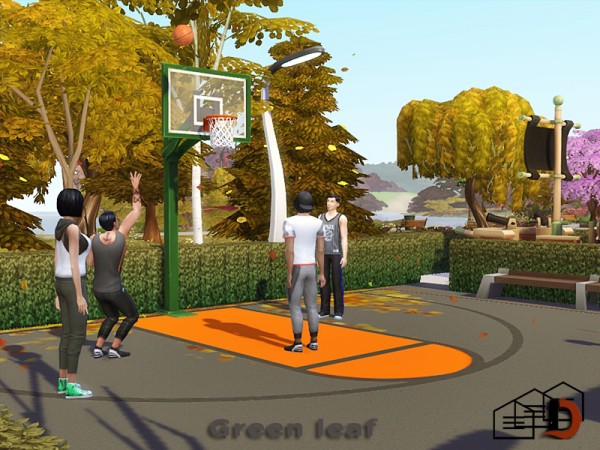  The Sims Resource: Green leaf house by Danuta720