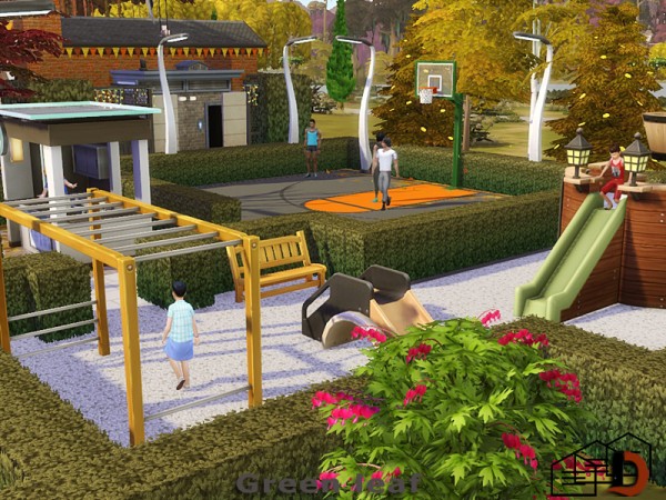  The Sims Resource: Green leaf house by Danuta720