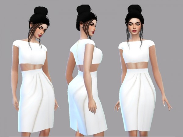  The Sims Resource: Angel style dress by LYLLYAN