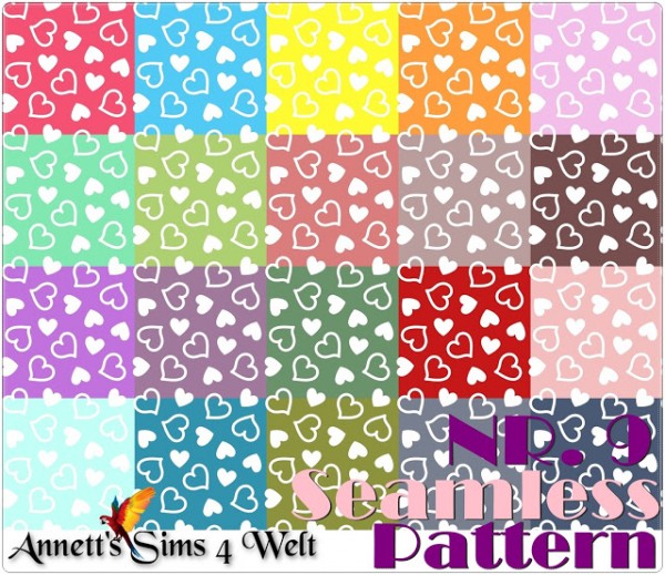  Annett`s Sims 4 Welt: Seamless Pattern   Nr. 9