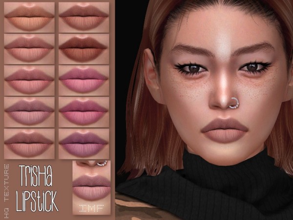  The Sims Resource: Trisha Lipstick N.134 by IzzieMcFire
