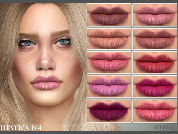  The Sims Resource: Lipstick N4 by Seleng
