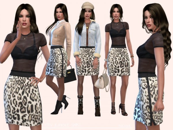  The Sims Resource: CityJungle Skirt by Paogae