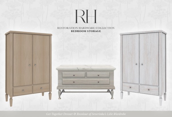  Simplistic: RH Collection Bedroom Storage