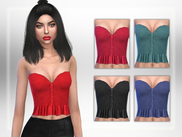  The Sims Resource: Diana Top by Puresim