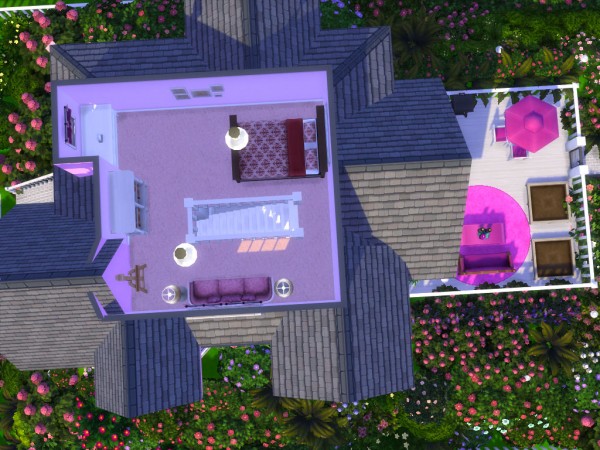  Mod The Sims: Small Pink Cottage Style House by PinkGam3r