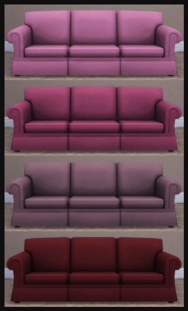  Mod The Sims: Hipster Hugger Sofa by Simmiller