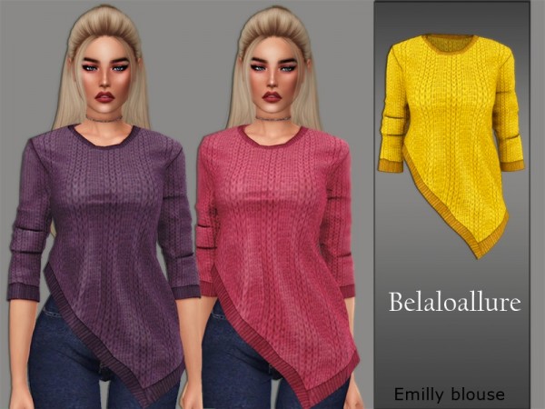 The Sims Resource: Emilly blouse by belal1997