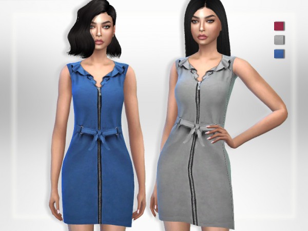  The Sims Resource: Monica Dress by Puresim