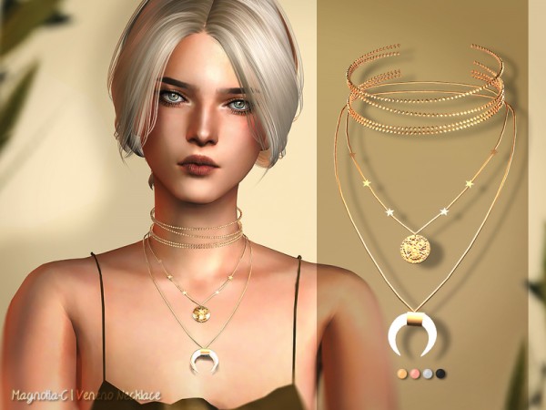  The Sims Resource: Veneno Necklace by magnolia c