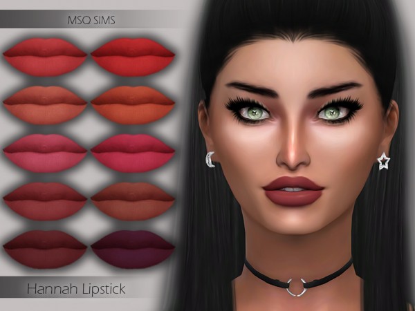  MSQ Sims: Hannah Lipstick