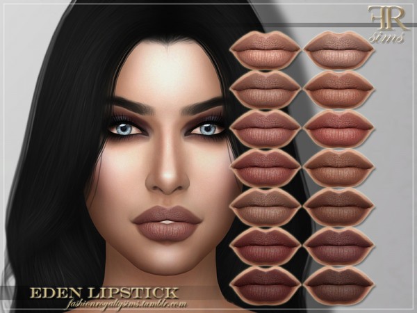  The Sims Resource: Eden Lipstick by FashionRoyaltySims