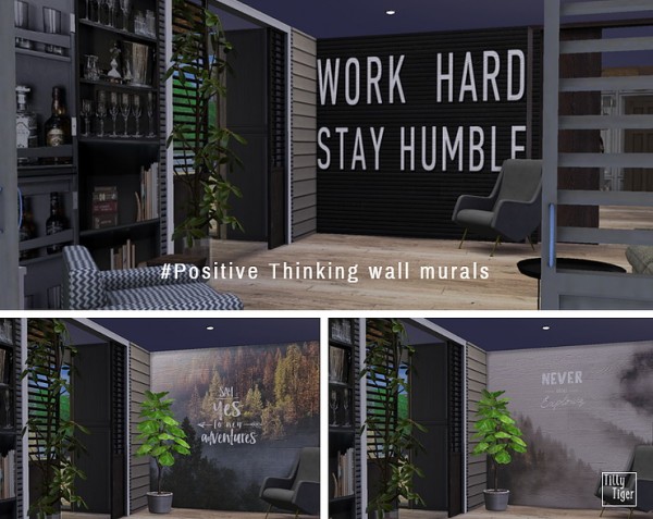  Blooming Rosy: Positive Thinking wall murals