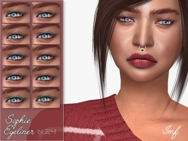  The Sims Resource: Sophie Eyeliner N.24 by IzzieMcFire
