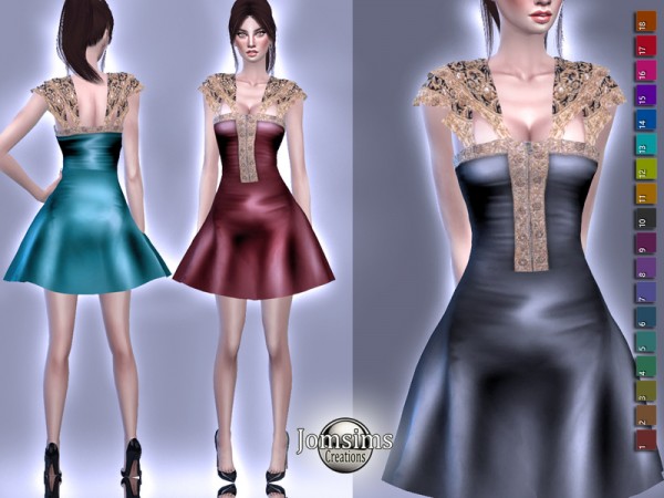  The Sims Resource: Tarinua dress by jomsims