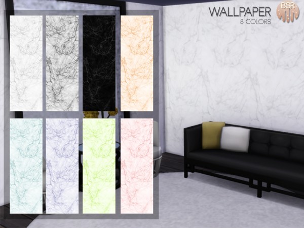  The Sims Resource: Marble Wallpaper BB01 by busra tr