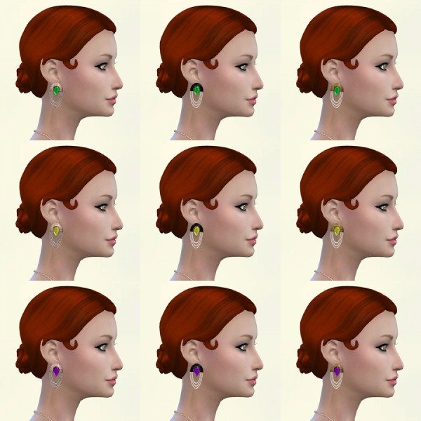  Sims Artists: Roar Earrings