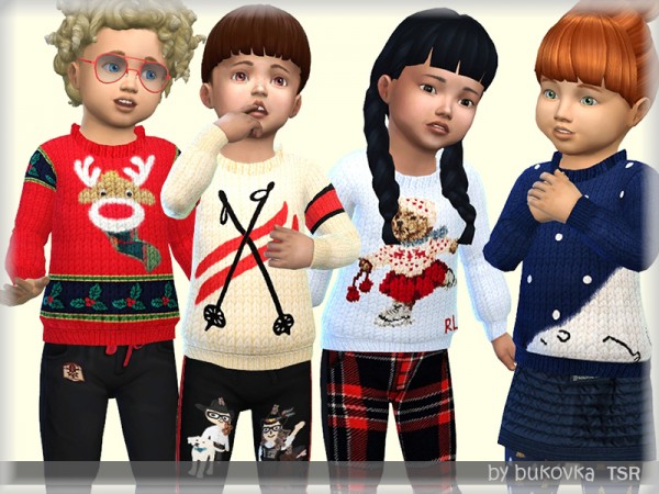  The Sims Resource: Sweater Winter by bukovka