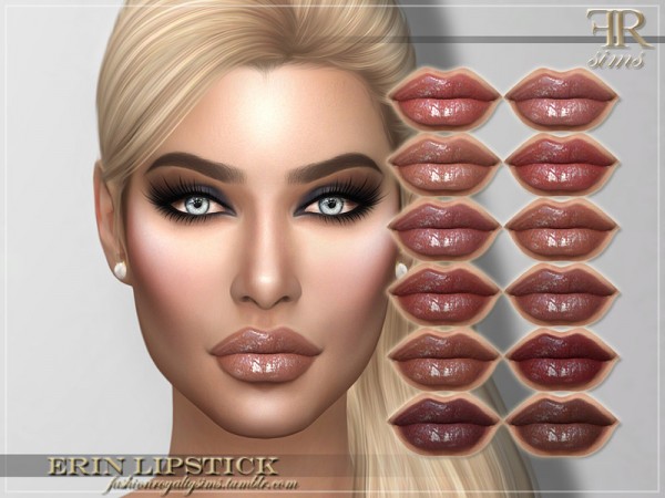  The Sims Resource: Erin Lipstick by FashionRoyaltySims