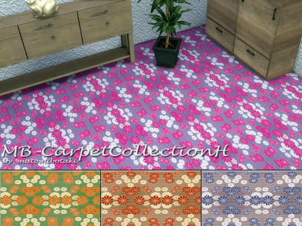  The Sims Resource: Carpet Collection H by matomibotaki