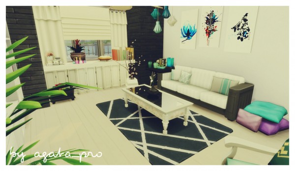  Agathea k: Turquoise Accent livingroom