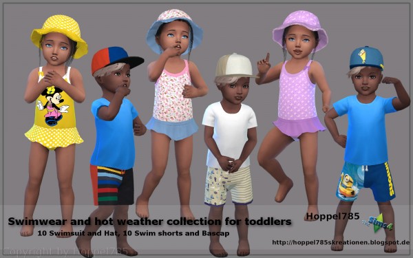  Hoppel785: Swimwear and summer weather collection for toddlers