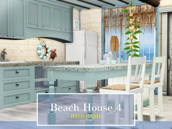  The Sims Resource: Beach House 4 by Pralinesims