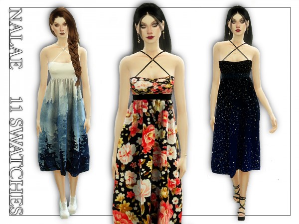  The Sims Resource: Summer Dress top by Nalae
