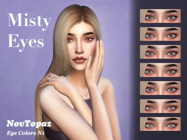  The Sims Resource: Misty Eyes by NovTopaz