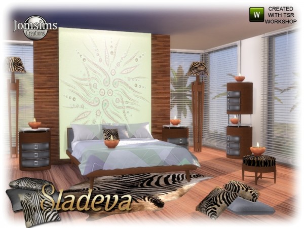  The Sims Resource: Sladeva  bedroom by jomsims