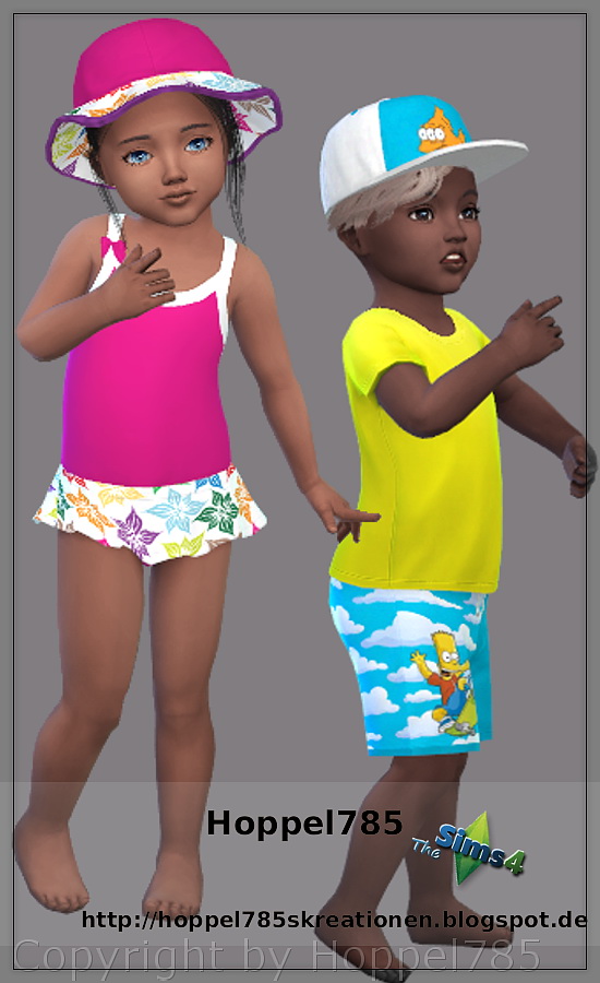  Hoppel785: Swimwear and summer weather collection for toddlers
