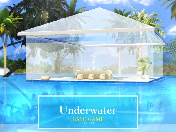  The Sims Resource: Underwater House by Pralinesims