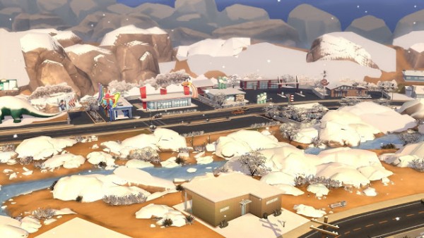  MSQ Sims: Oasis Springs Snow Mod