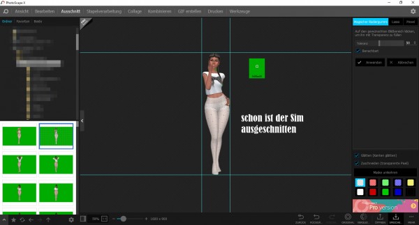  Annett`s Sims 4 Welt: CAS Background Green   Cut out the Sim