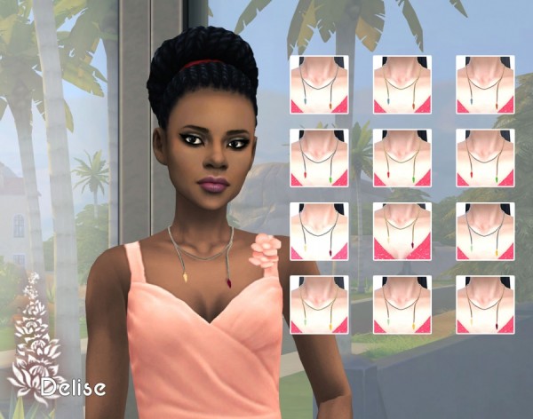  Sims Artists: Bi Fe Necklace