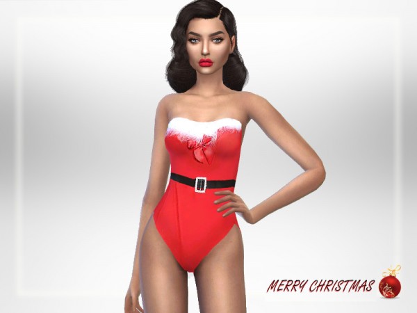  The Sims Resource: Christmas Swimsuit by Puresim